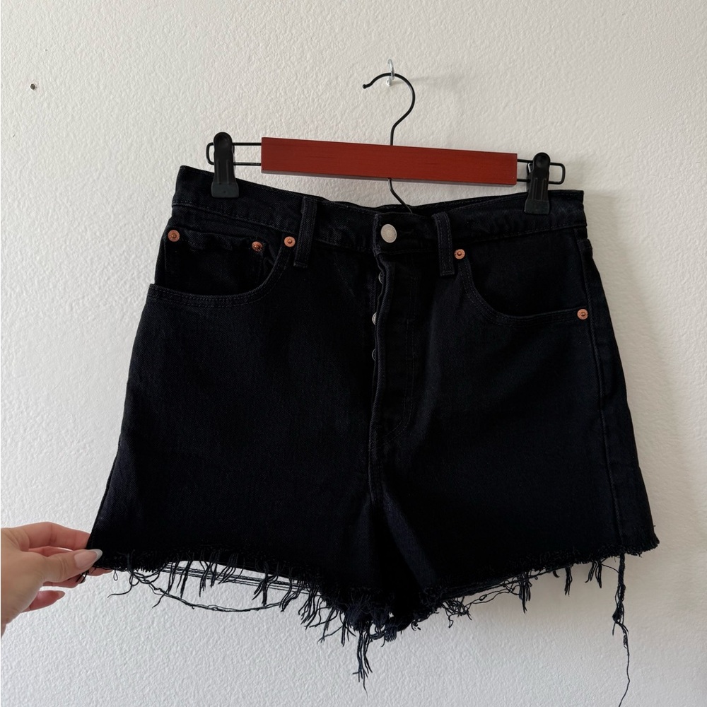 Levi’s Women's Black Denim Shorts